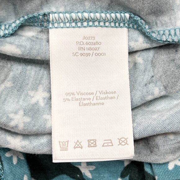 Boden Crew Neck Fit and Flare Summer Mini Dress Black Birds White Stars Sx 4R - Picture 7 of 7